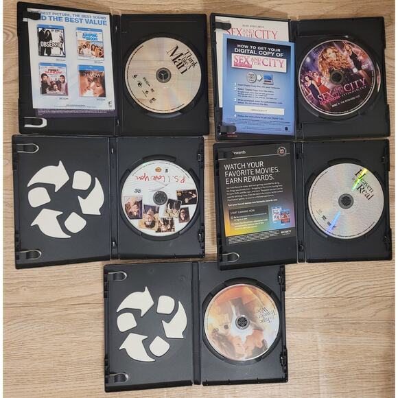 Lot Of 5 Mixed Genre Dvds Pre-owned Untested Movies Disc Romance Religion Romcom - Picture 3 of 8